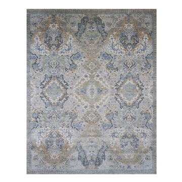 Picture of OUSHAK RUG, GR/BL/TAU 8X10