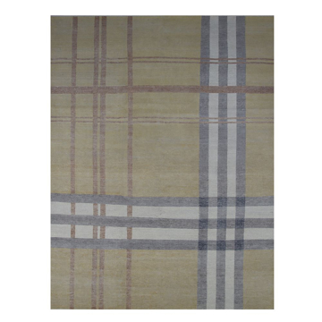 Picture of PLAID RUG, BE/GR/RD 8X10
