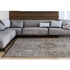 Picture of MEDALLION RUG, GY/EB