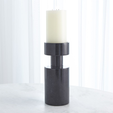 Picture of LUC VASE, BLACK MARBLE
