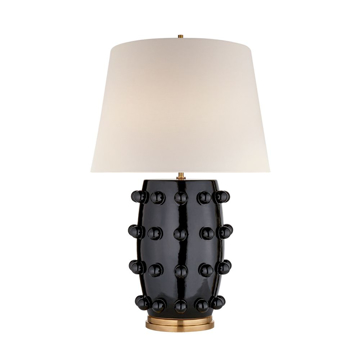 Picture of LINDEN MED TABLE LAMP, BLACK