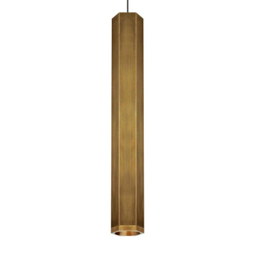 Picture of BLOK PENDANT - AGED BRASS