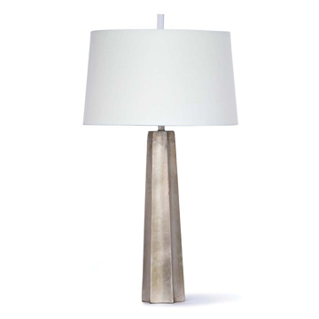 Picture of CELINE TABLE LAMP, SILVER LEAF