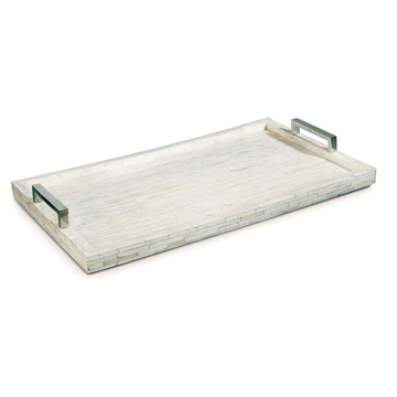 Picture of WHITE BONE AND NICKEL TRAY