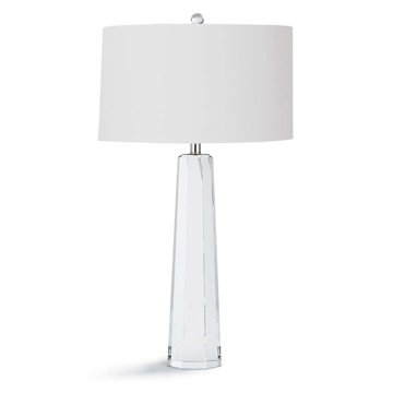 Picture of TAPERED HEX CRYSTAL TABLE LAMP
