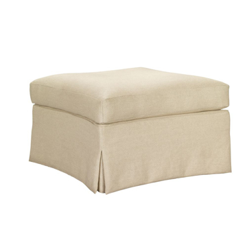 Picture of VIRGINIA SKIRTED OTTOMAN