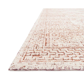 Picture of VESTIGE RUG, WHITE/PERSIMMON