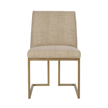 Picture of ASHTON SIDE CHAIR, SATIN BRASS