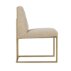 Picture of ASHTON SIDE CHAIR, SATIN BRASS