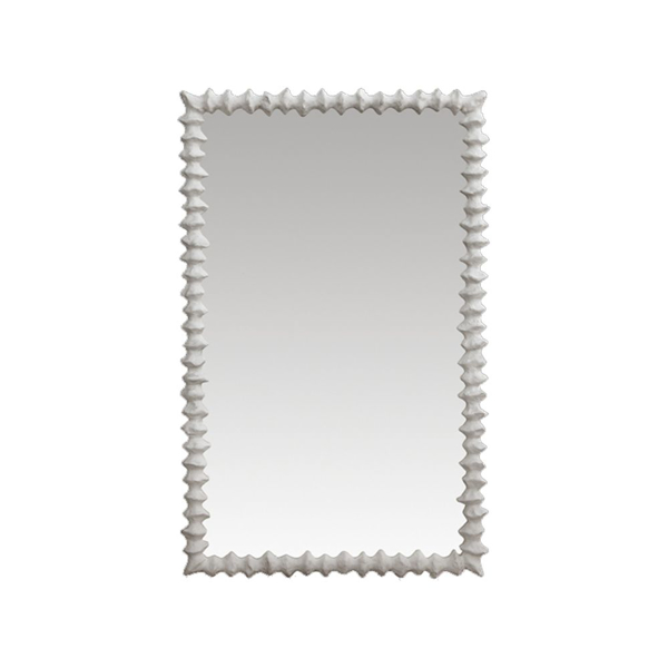 Picture of CLYDE MIRROR, SMALL WHITE
