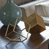 Picture of CLOSED STANDING CUBE, BRASS