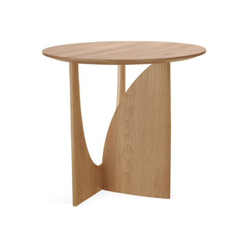 Picture of GEOMETRIC SIDE TABLE, OAK