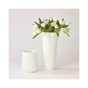 Picture of FLUTED VASE WHITE, LG