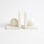 Picture of ALABASTER BALL BOOKENDS, PAIR