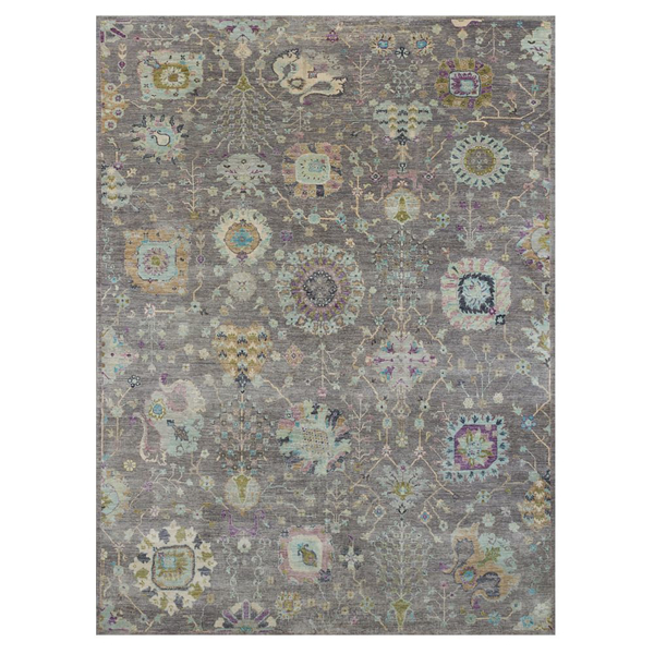 Picture of KARABAGH RUG, GRY/BSH 8X10