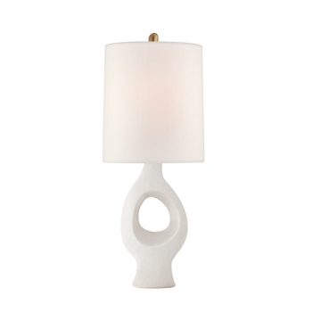 Picture of CAPRA MEDIUM TABLE LAMP, WHT