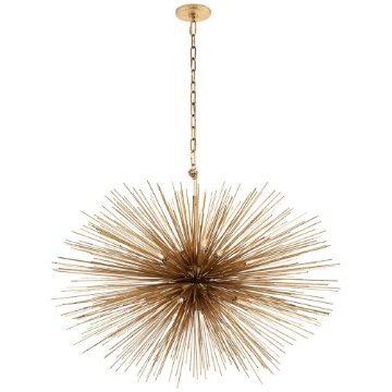 Picture of STRADA MED OVAL PENDANT GILD