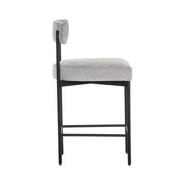 Picture of SENECA COUNTER STOOL, BK/STONE