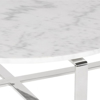 Picture of ROSA COFFEE TABLE WHITE/STEEL