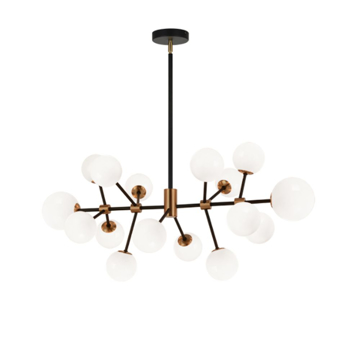 Picture of NOVU 16 OPAL GL CHANDELIER, AG