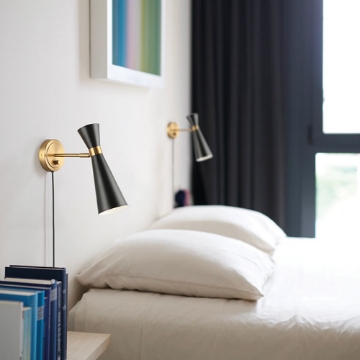 Picture of BLAZE WALL SCONCE, AG/BLK