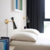 Picture of BLAZE EXT WALL SCONCE, AG/BLK