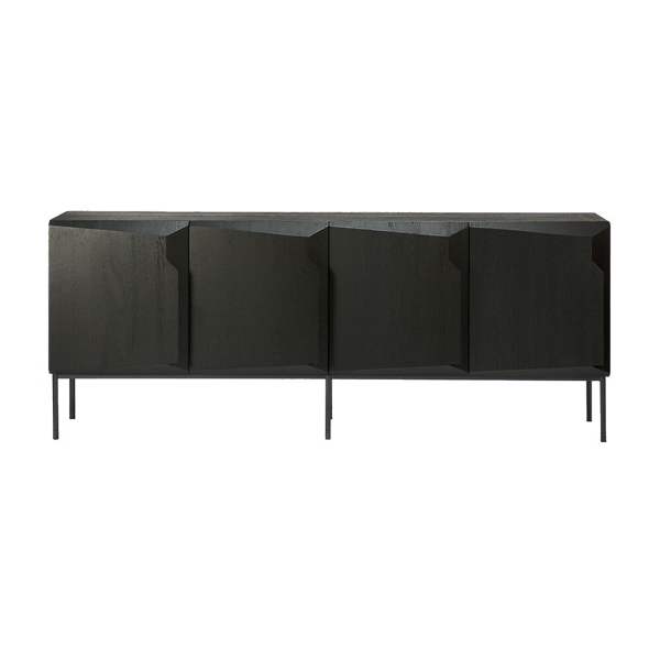 Picture of STAIRS SIDEBOARD 4D, BLACK OAK