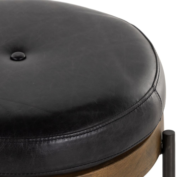 Picture of EDWYN SM OTTOMAN, SONOMA BLACK