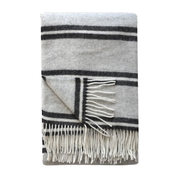 Picture of UXBRIDGE WOOL THROW, WH/GRY/AN