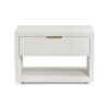 Picture of MONTAIGNE BEDSIDE CHEST, WHITE