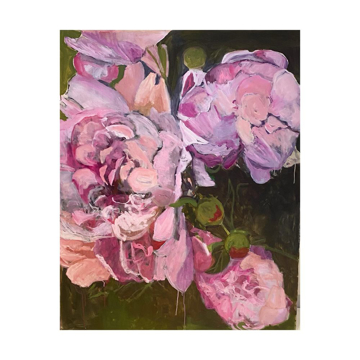 Picture of PEONIES IN PINK, 48 X 60