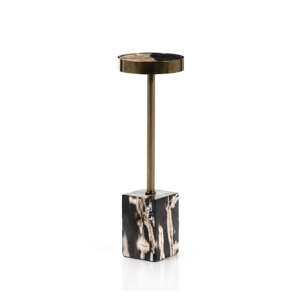 Picture of BEVIN END TABLE, DK PET. WOOD