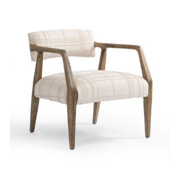 Picture of TYLER ARMCHAIR, IVORY