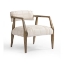 Picture of TYLER ARMCHAIR, IVORY