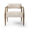 Picture of TYLER ARMCHAIR, IVORY