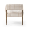 Picture of TYLER ARMCHAIR, IVORY