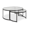 Picture of RHEA NESTING TABLES S/2, BLACK
