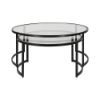 Picture of RHEA NESTING TABLES S/2, BLACK