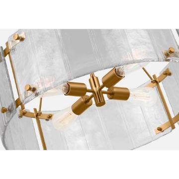 Picture of CALVERT MED PENDANT LIGHT, BBS