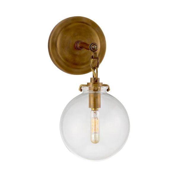 Picture of KATIE SM GLOBE SCONCE, HAB